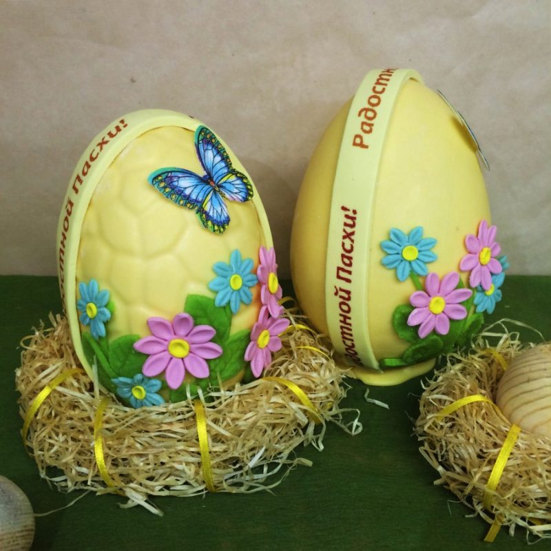 Как сделать пасхальное яйцо - рекомендации по простому украшению и и варианты создания сувенира (70 фото)