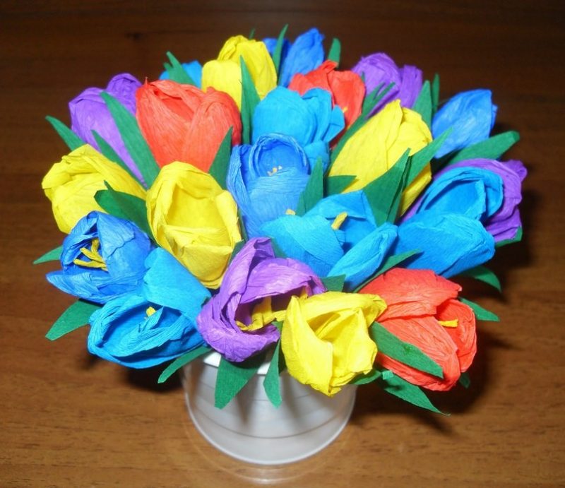 Как сделать тюльпан - инструкция как легко и просто сделать искусственный цветок (85 фото-идей создания)
