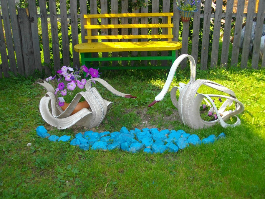Поделки для дачи: лучшие идеи украшения сада и огорода своими руками (105 фото)