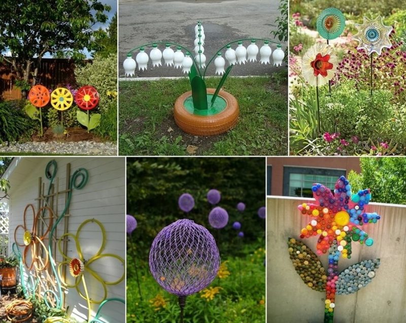 Поделки для огорода: как сделать полезные и декоративные вещи для придомовых участков, садов и огородов (105 фото)