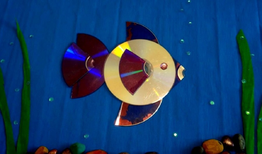 Поделки из дисков - 110 фото лучших идей с применением дисков. Инструкция по созданию популярных и уникальных поделок
