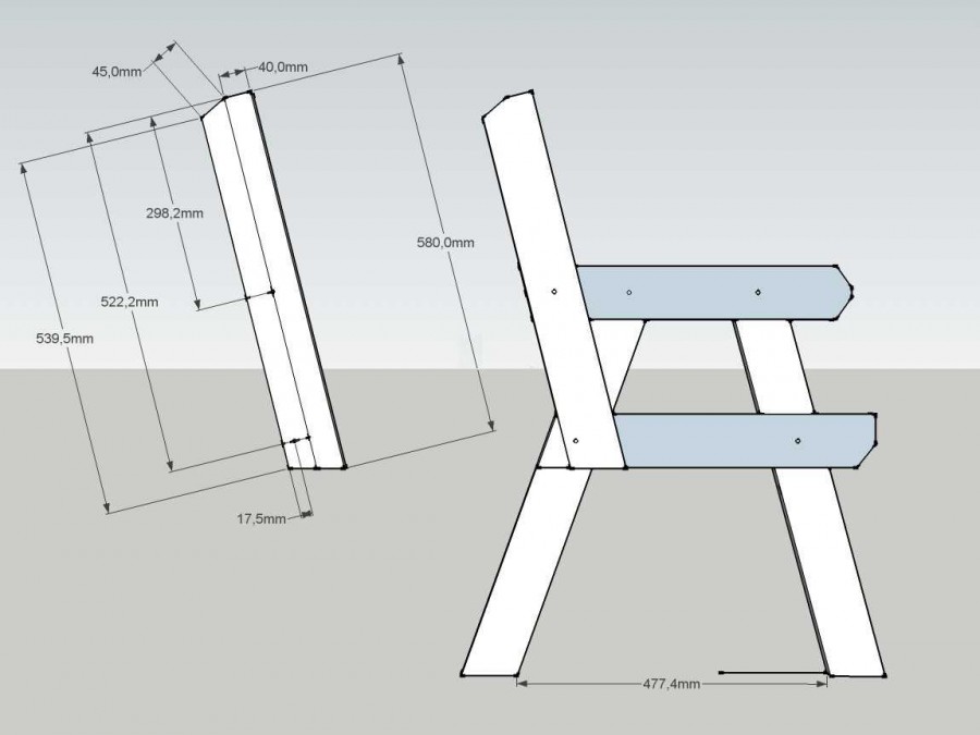 Скамейка для дачи своими руками - советы по постройке простых и дизайнерских проектов (70 фото)