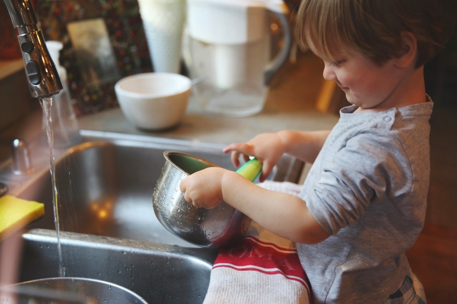 Как отмыть посуду от