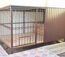 Как сделать каркас для вольера