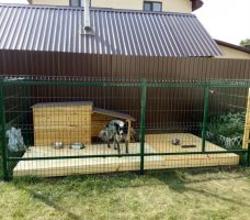 Как сделать каркас для вольера